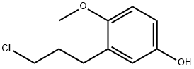 3-(3-Chloropropyl)-4-methoxyphenol Struktur