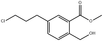 Methyl 5-(3-chloropropyl)-2-(hydroxymethyl)benzoate,1806697-19-7,结构式