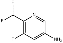 3-Pyridinamine, 6-(difluoromethyl)-5-fluoro- Struktur