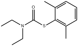 Carbamothioic acid, diethyl-, S-(2,6-dimethylphenyl) ester (9CI) Structure