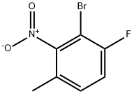 Benzene, 2-bromo-1-fluoro-4-methyl-3-nitro- Struktur