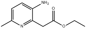 3-氨基-6-甲基-2-吡啶乙酸乙酯 结构式