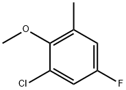 Benzene, 1-chloro-5-fluoro-2-methoxy-3-methyl- Structure