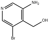4-Pyridinemethanol, 3-amino-5-bromo- 化学構造式