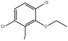 Benzene, 1,4-dichloro-2-ethoxy-3-fluoro- Structure