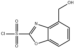 4-(Hydroxymethyl)benzo[d]oxazole-2-sulfonyl chloride Structure