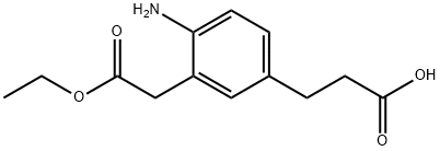 Ethyl 2-amino-5-(2-carboxyethyl)phenylacetate|