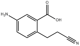 5-Amino-2-(2-cyanoethyl)benzoic acid Structure