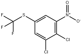 1,2-Dichloro-5-trifluoromethylthio-3-nitrobenzene,1807082-90-1,结构式