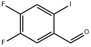 Benzaldehyde, 4,5-difluoro-2-iodo- Structure