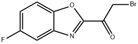 Ethanone, 2-bromo-1-(5-fluoro-2-benzoxazolyl)- 化学構造式