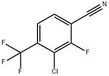 3-Chloro-2-fluoro-4-(trifluoromethyl)benzonitrile Structure