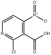 3-Pyridinecarboxylic acid, 2-chloro-4-nitro- Struktur