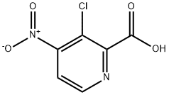 2-Pyridinecarboxylic acid, 3-chloro-4-nitro- Struktur