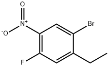 1-溴-2-乙基-4-氟-5-硝基苯 结构式