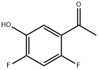 1-(2,4-difluoro-5-hydroxyphenyl)ethan-1-one Structure