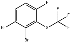 1,2-Dibromo-4-fluoro-3-(trifluoromethylthio)benzene|