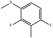 Benzene, 1,3-difluoro-2-methyl-4-(methylthio)-,1807192-63-7,结构式