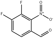 3,4-Difluoro-2-nitrobenzaldehyde 化学構造式