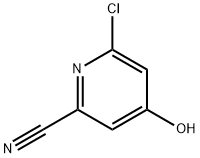 2-Pyridinecarbonitrile, 6-chloro-4-hydroxy- Struktur