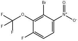 Benzene, 2-bromo-4-fluoro-1-nitro-3-(trifluoromethoxy)- 结构式