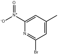 2-溴-4-甲基-6-硝基吡啶,1807219-92-6,结构式