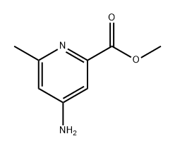 4-氨基-6-甲基吡啶甲酸甲酯 结构式