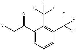 Ethanone, 1-[2,3-bis(trifluoromethyl)phenyl]-2-chloro- 化学構造式