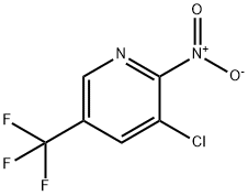 Pyridine, 3-chloro-2-nitro-5-(trifluoromethyl)- 结构式