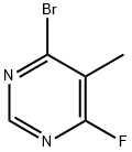 4-溴-6-氟-5-甲基嘧啶, 1807232-77-4, 结构式
