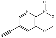 5-甲氧基-6-硝基烟腈, 1807248-52-7, 结构式