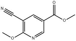 5-氰基-6-甲氧基烟酸甲酯, 1807249-25-7, 结构式
