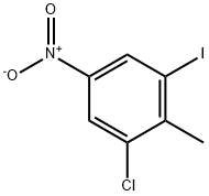 1-氯-3-碘-2-甲基-5-硝基苯,1807252-59-0,结构式