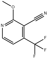 2-METHOXY-4-(TRIFLUOROMETHYL)-3-PYRIDINECARBONITRILE, 1807252-61-4, 结构式