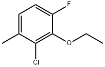 Benzene, 2-chloro-3-ethoxy-4-fluoro-1-methyl- 结构式