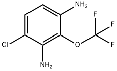 1-Chloro-2,4-diamino-3-(trifluoromethoxy)benzene,1807260-47-4,结构式