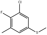 Benzene, 1-chloro-2-fluoro-3-methyl-5-(methylthio)-|