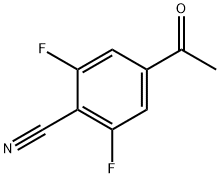 4'-Cyano-3',5'-difluoroacetophenone Struktur