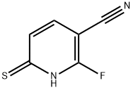 3-Pyridinecarbonitrile, 2-fluoro-1,6-dihydro-6-thioxo- Struktur