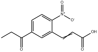 2-Nitro-5-propionylcinnamic acid,1807406-85-4,结构式