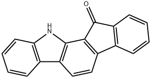 Indeno[2,1-a]carbazol-12(11H)-one Struktur