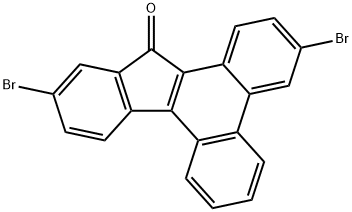 3,11-Dibromo-13H-indeno[1,2-l]phenanthren-13-one Structure