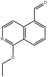 5-Isoquinolinecarboxaldehyde, 1-ethoxy- Structure