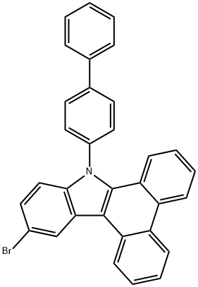 9-[1,1'-Biphenyl]-4-yl-12-bromo-9H-dibenzo[a,c]carbazole|9-[1,1'-Biphenyl]-4-yl-12-bromo-9H-dibenzo[a,c]carbazole