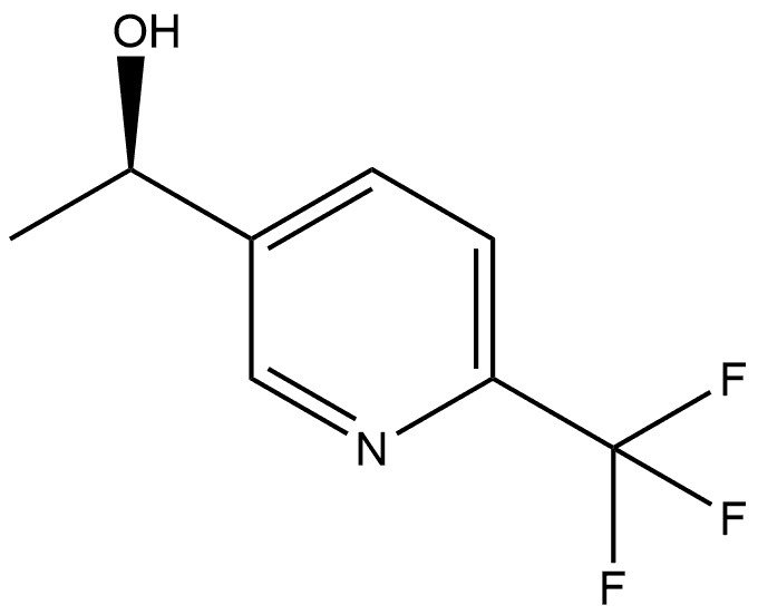 (R)-1-(6-(三氟甲基)吡啶-3-基)乙-1-醇, 1807937-82-1, 结构式