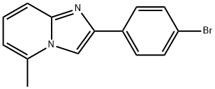 2-(4-BROMOPHENYL)-5-METHYLIMIDAZO[1,2-A]PYRIDINE,180803-44-5,结构式