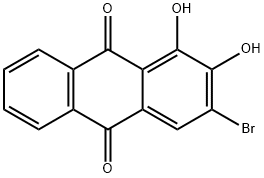 9,10-Anthracenedione, 3-bromo-1,2-dihydroxy- Structure