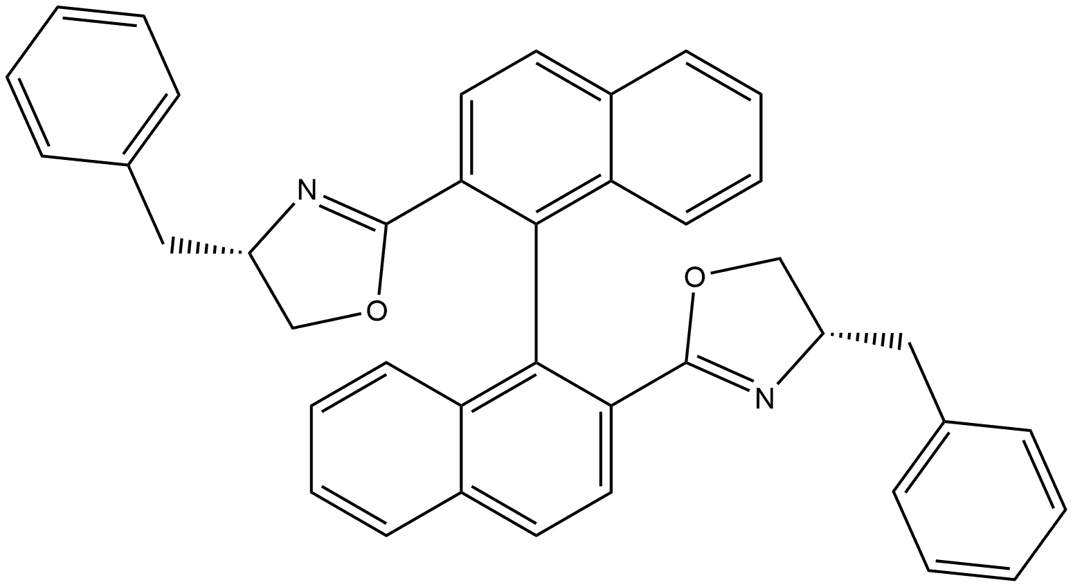 (S)-2,2'-bis((S)-4-benzyl-4,5-dihydrooxazol-2-yl)-1,1'-binaphthalene|(S)-2,2'-双((S)-4-苄基-4,5-二氢恶唑-2-基)-1,1'-联苯