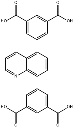 5,5'-(喹啉-5,8-二基)二异邻苯二甲酸,1808928-82-6,结构式