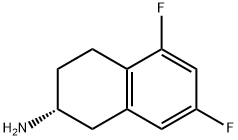 2-Naphthalenamine, 5,7-difluoro-1,2,3,4-tetrahydro-, (R)- (9CI) Structure
